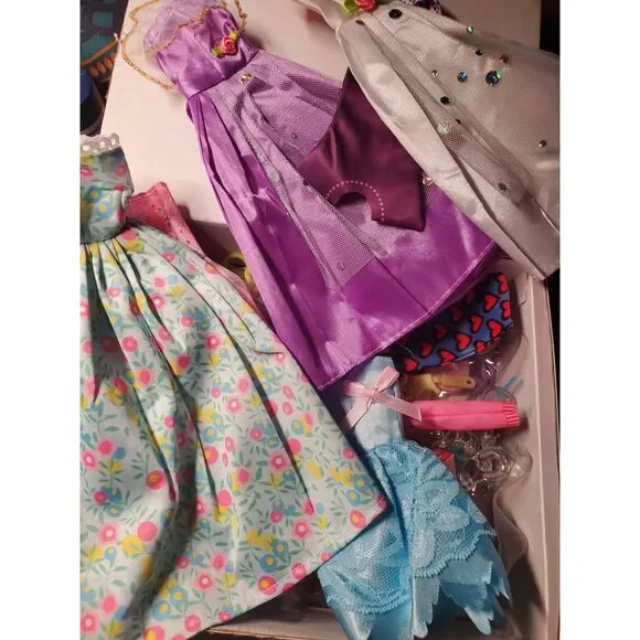 342 Pcs Doll Clothes And Accessories With Doll